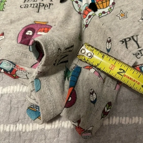 Happy Camper Sleep Shorts secret treasures plus size - Picture 3 of 5